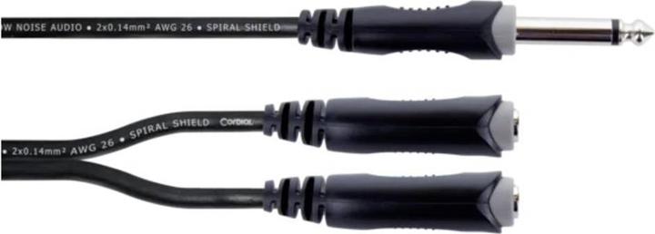 Produktbild Cordial EY 0,3 PGG XLR Y-Adapter (1x Klinkenstecker 6.3 mm (mono) - 2x Klinkenbu (0.30 m)