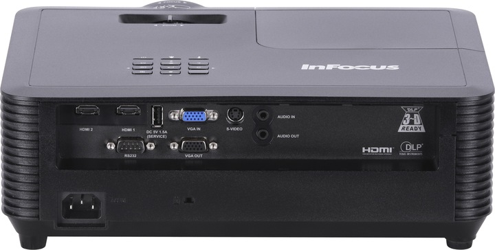 Produktbild Infocus IN112BB - 3800 ANSI Lumen - DLP - SVGA (800x600) - 30000:1 - 16:9 - 1,2 - 12 m (SVGA, 3800 lm, 1.94 - 2.16:1)