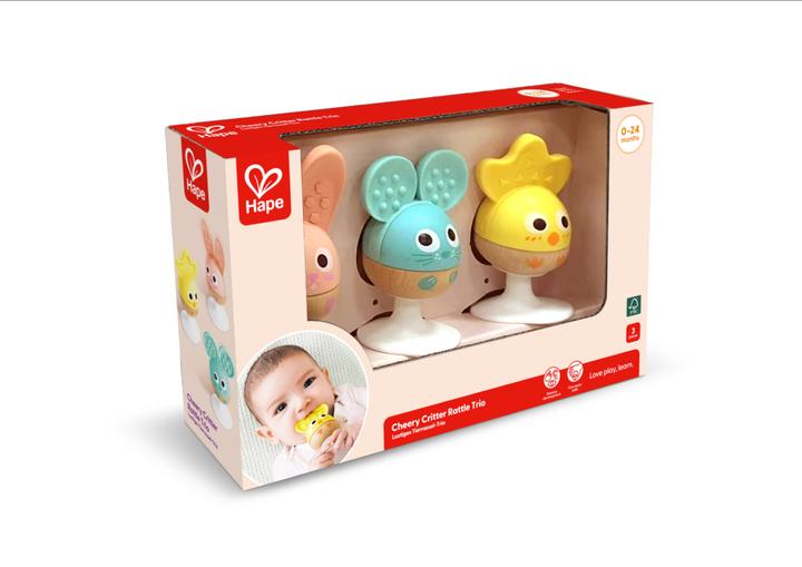 Immagine prodotto Hape Trio di sonagli Cheery Critter