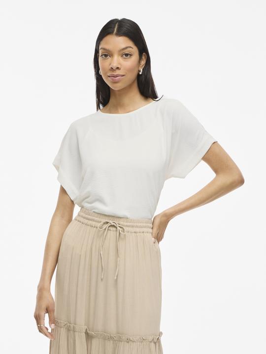 Produktbild Vila Rundhals Oberteil mit kurzen Ärmeln (40)