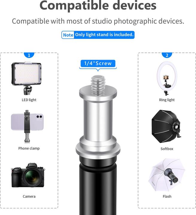 Produktbild Neewer 200cm 25-22-19 Light Stand (200 cm)