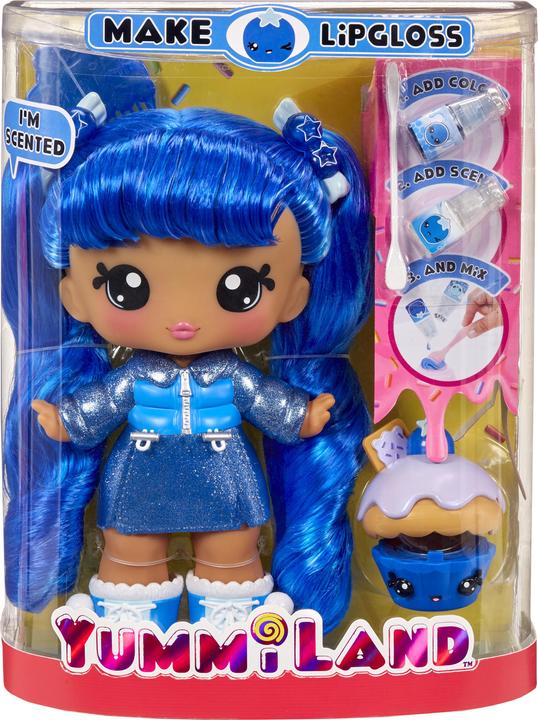 MGA Bambola grande Yummiland + lucidalabbra animale - Rory Blueberry