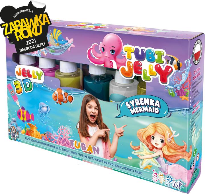 Actual product image Tuban Tubi Jelly Set of 6 Colours - Mermaid