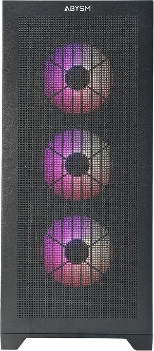 Actual product image Abysm Gaming Danube Mura BX300 Black ARGB (ATX, ITX, mATX)
