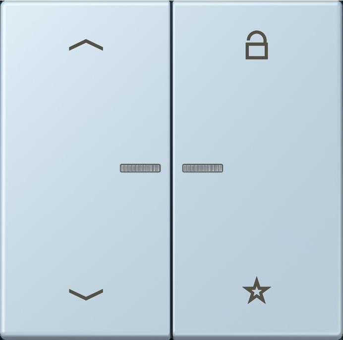 Actual product image JUNG eNet push-button Universal 1f.