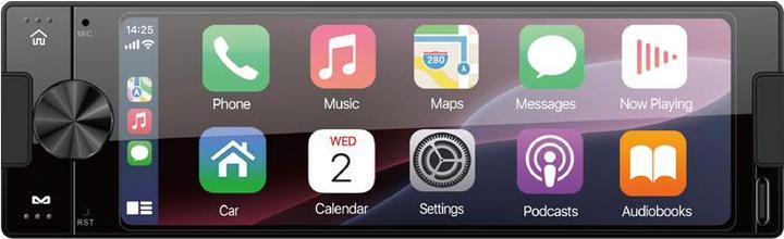 Ampire Smartphone 1DIN Radio, 6.38 zoll Display,DAB, Wireless Apple CarPlay - Android (Apple Carplay, Voiture Android)