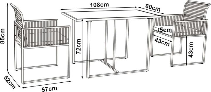 Actual product image Casa.Pro Alanno (108 cm)