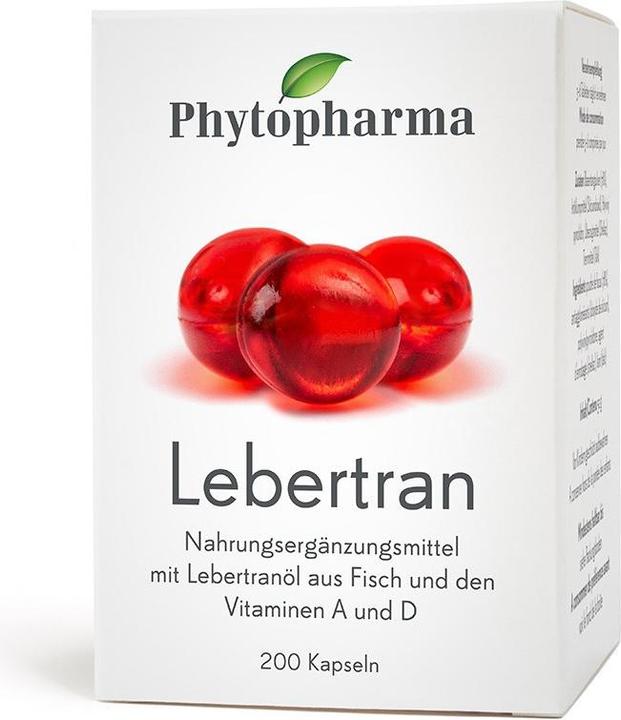 Produktbild Phytopharma Lebertran (200 Stück, Kapseln, 50 g)