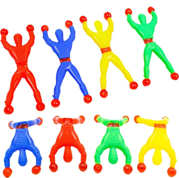 Hermex Jouets adhésifs Mâle grimpant Mur grimpant Coureur de fenêtre Sticky Toy
