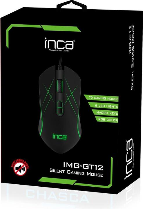 Image du produit Inca 6 LED Softwear/ Souris De Jeu Silencieuse