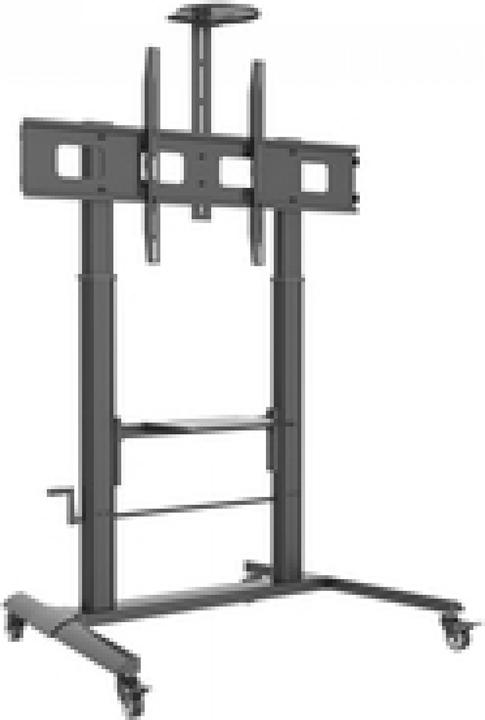 Techly TV Trolley für LCD LED TV 132,08-279,40cm 52-110Zoll schwarz mit Ablage (110", 120 kg)