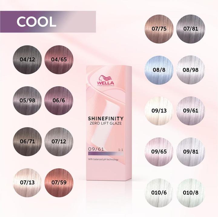 Actual product image Wella Professionals Shinefinity Zero Lift Glaze (10, 8 Opal Flash)