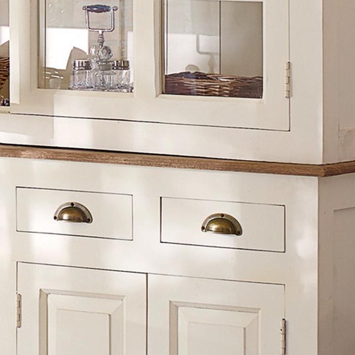 Image du produit Loberon Armoire Morningside blanc antique (150 x 45 x 210 cm)