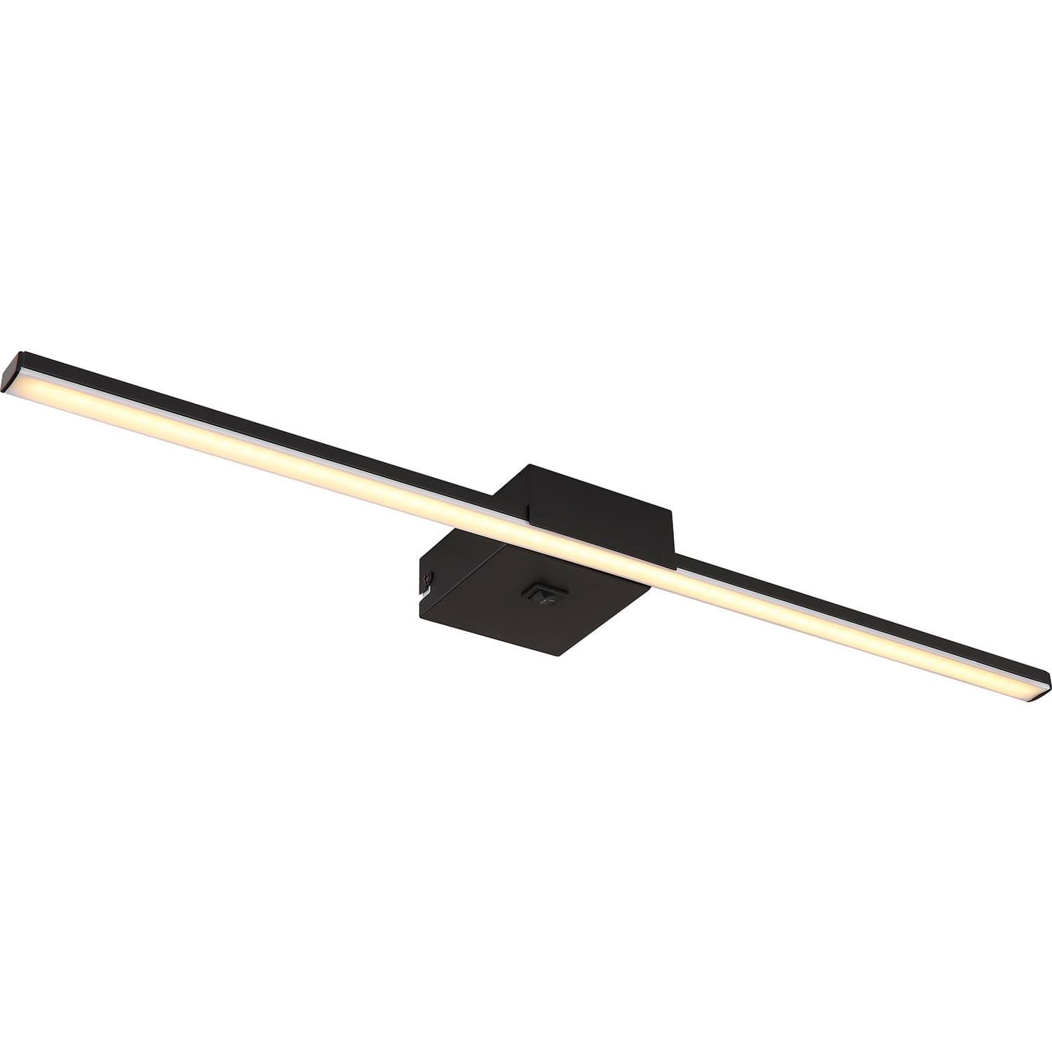 Globo, Wandleuchte + Deckenleuchte, Wandleuchte Metall Schwarz, 1xled (590 lm)