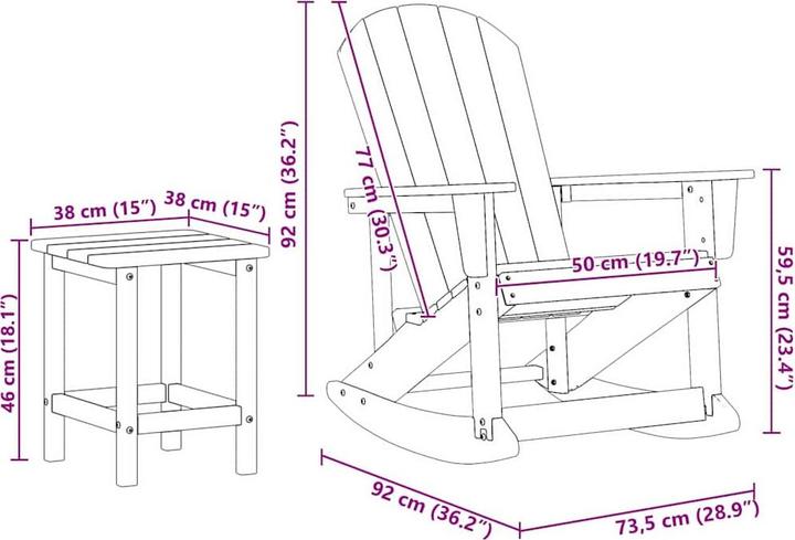Produktbild vidaXL Gatlin