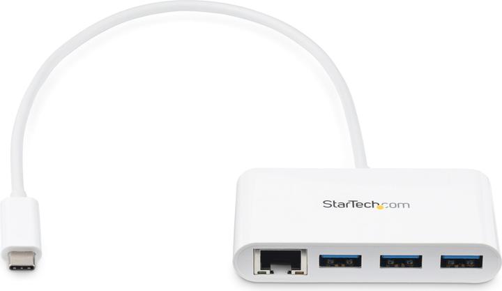 Produktbild StarTech 3PT USB 3.0 HUB + GBE - USB-C (USB-C, 3 Ports)