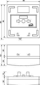 Actual product image BSW Nottaster 1336.30 grün, beleuchte