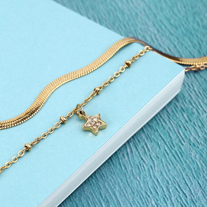 Produktbild La Petite Story Friendship Star Armband (16 cm, Edelstahl)