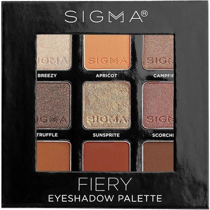 Sigma Beauty Eyeshadow Palette Fiery (Fiery)