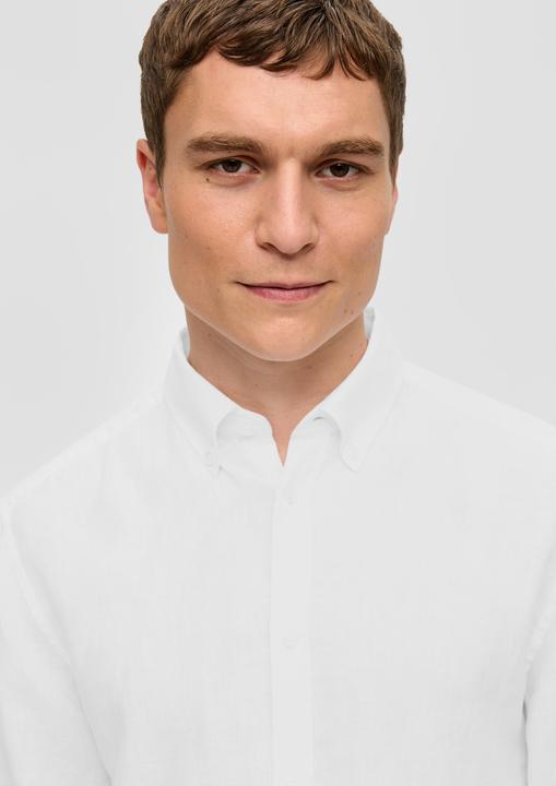 Produktbild S.Oliver Hemd Leinenhemd mit Button-Down-Kragen (XL)