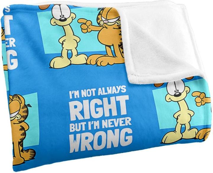 Image du produit Garfield - Couverture NOT ALWAYS RIGHT (152 x 127 cm)