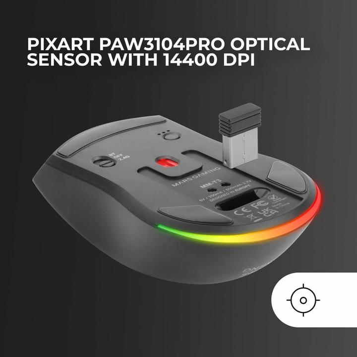 Actual product image Mars Gaming MM-T3 (Cable, Wireless)