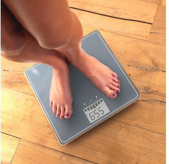 Actual product image Imetec Monitoring ES9 300 Square Grey Electronic personal scale (180 kg)