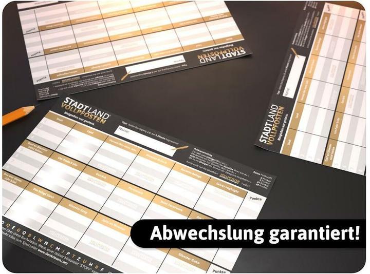 Produktbild Denkriesen Stadt Land Vollpfosten - A4 Block Silvester Edition (d) (Deutsch)