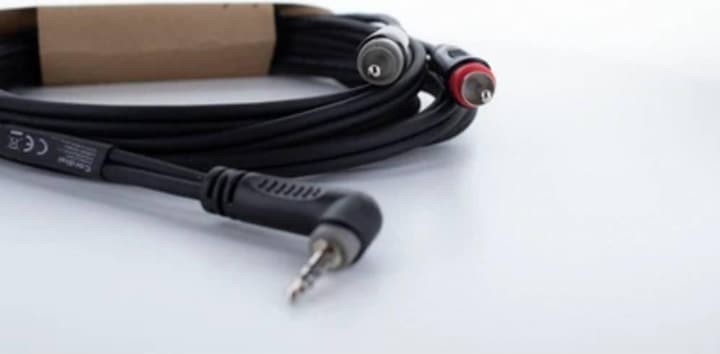 Produktbild Cordial 14861 Klinke / Cinch Audio Y-Adapter (1x Klinkenstecker 3.5 mm - 2x Cinc (Audio Splitter)