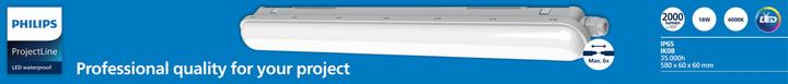 Produktbild Philips Project Line Feuchtraumleuchte (2000 lm)