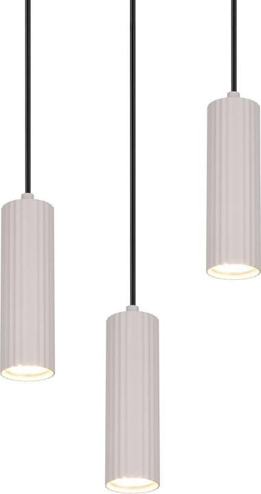 Immagine prodotto Trio 367730376 Soka GU10 Pendelleuchte 3-fach ⌀28cm Warm Grey (GU10)