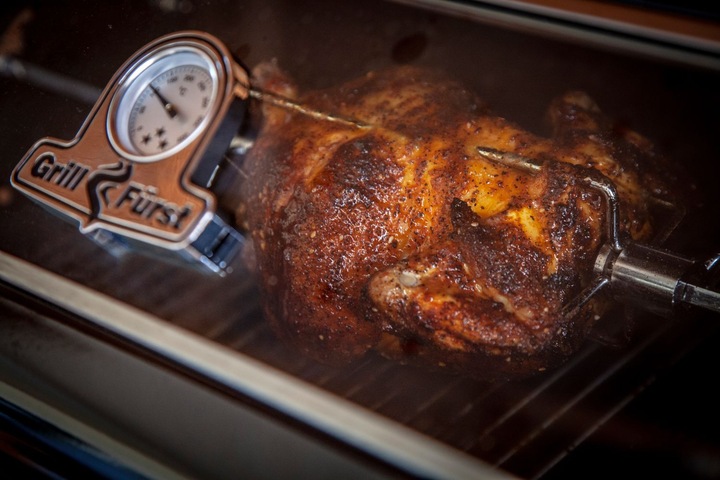 Produktbild Grillfürst Universal Drehspiess / Rotisserie Set aus Edelstahl mit Motor