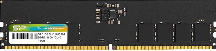 Image du produit Silicon Power DDR5 16 Go 4800 MHz U-DIMM (1 x 16GB, 4800 MHz, RAM DDR5, U-DIMM)