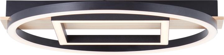 Immagine prodotto Brilliant BRE-Light Maureen Plafoniera a LED 37x37cm nero/legno metallo/legno/plastica (2500 lm)