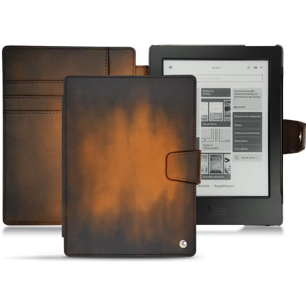 Noreve Lederschutzhülle Wallet (Aura H2O), Tablet Hülle, Braun