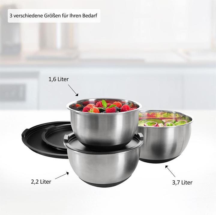 Actual product image Genius Bowl set (22 cm, 3.70 l, 3 x)