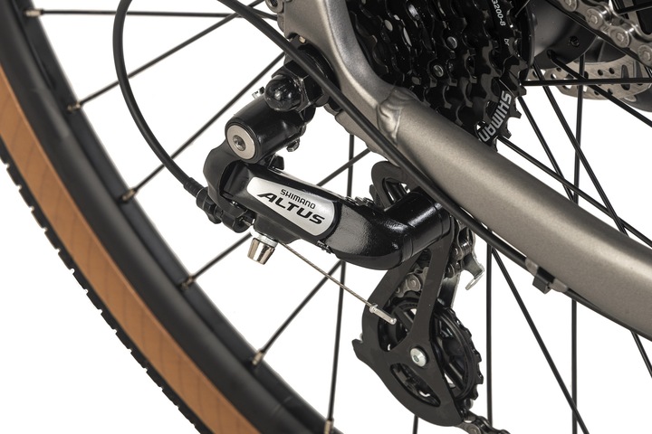 Immagine prodotto Adore E-city bike 28" in alluminio UBR-770 motore posteriore 30NM / 10Ah acciaio grigio opaco (52 cm)