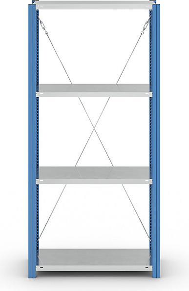 Immagine prodotto eurokraft pro Scaffale senza bulloni, blu / galvanizzato