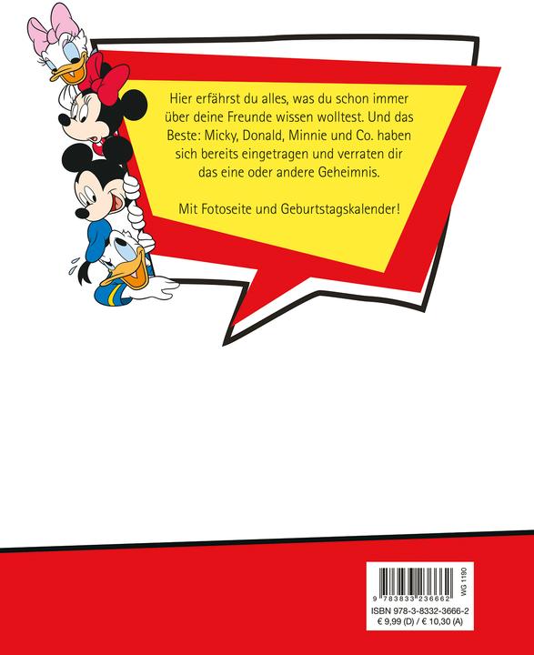 Produktbild Panini Disney Micky Maus & Freunde: Freundebuch (Deutsch, Panini, 2018)