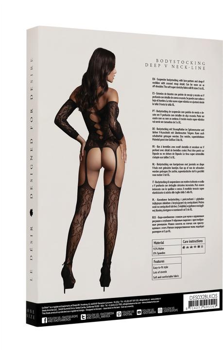 Produktbild Le Désir Criss Cross Neck Bodystocking (One Size)
