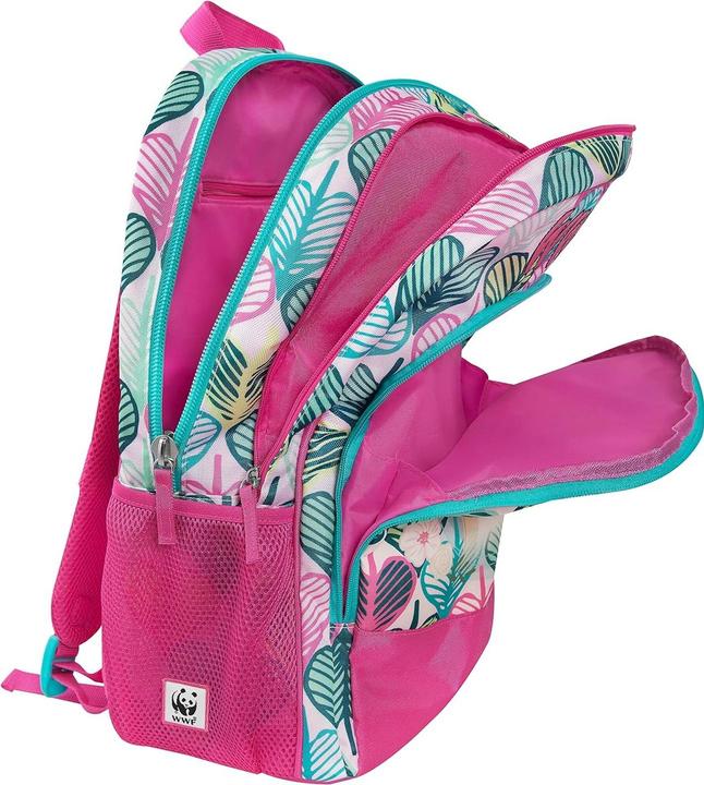 Actual product image WWF Illustrated Backpack, Detachable, Adjustable with Handle and Strains