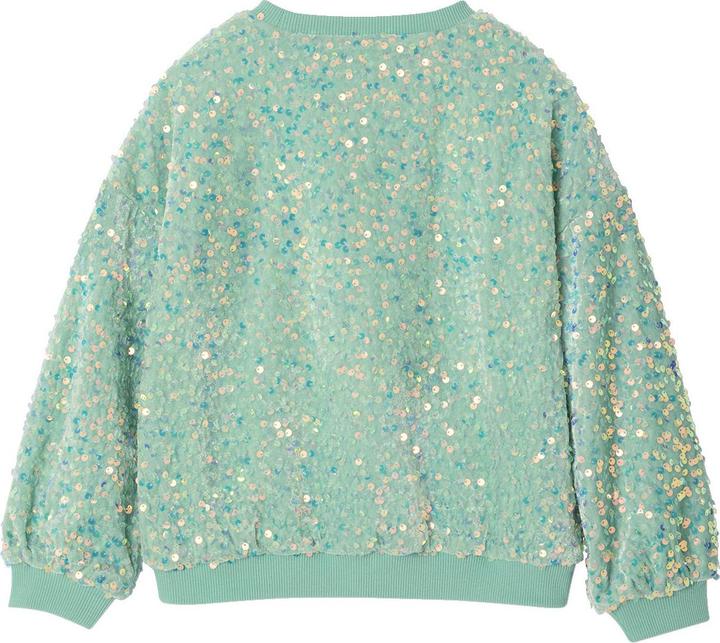 Actual product image Vertbaudet Mädchen Samt-Shirt mit Pailletten (92)