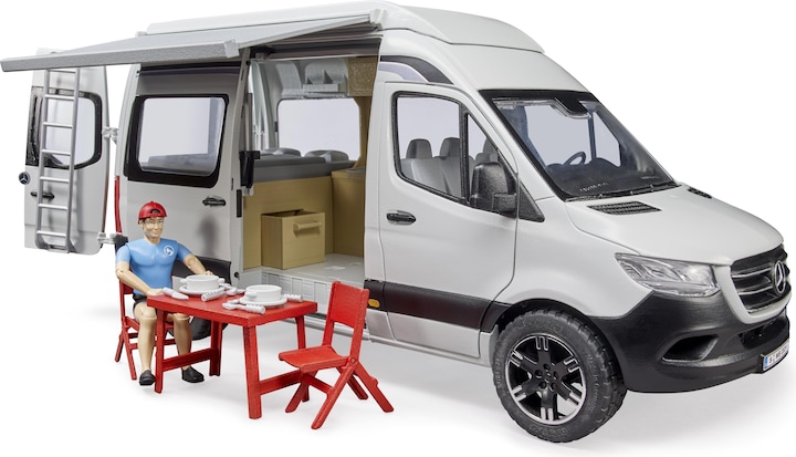 Productafbeelding Bruder Mercedes Benz Sprinter Camper met chauffeur