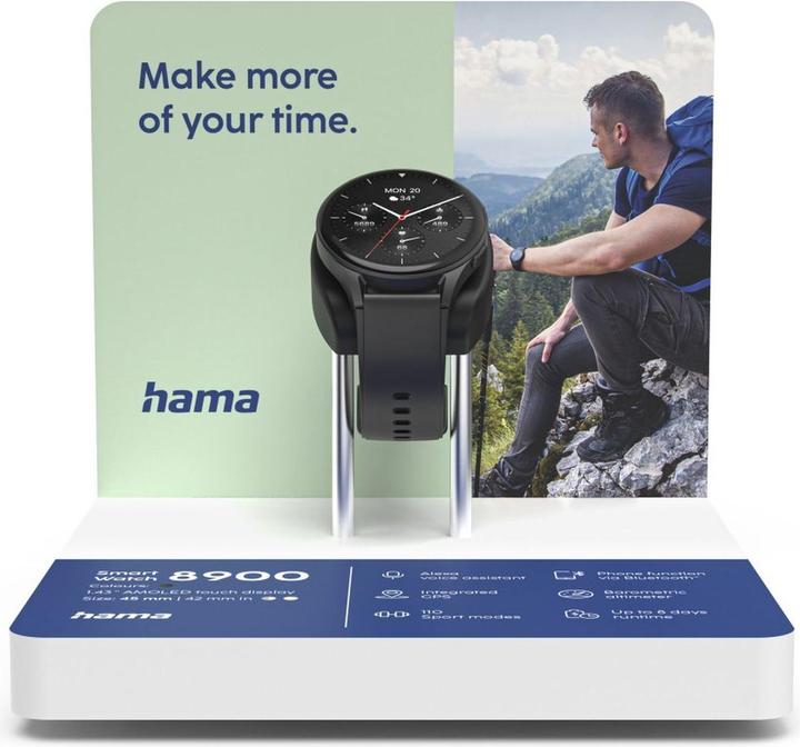 Produktbild Hama Smart Watch 8900 Test Module Black 18x18 cm Engels (73297956)