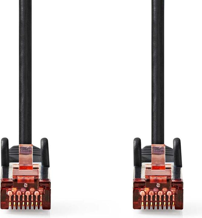 Produktbild Nedis CABLE RJ45 CAT-6 S/FTP Male-Male 10m NOIR (S/FTP, CAT6, 10 m)