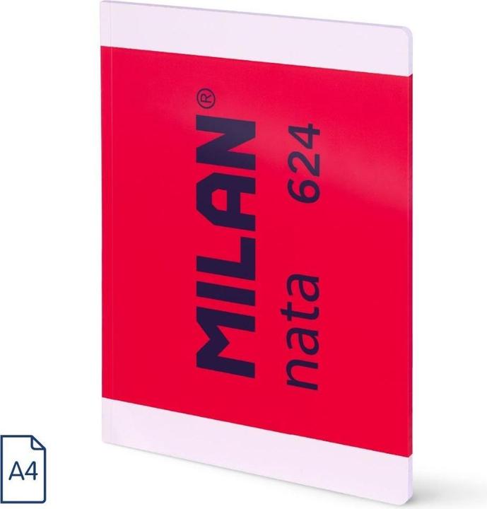 Produktbild Geklebtes Notizbuch A4/48K glatt 1918 rosa (A4)