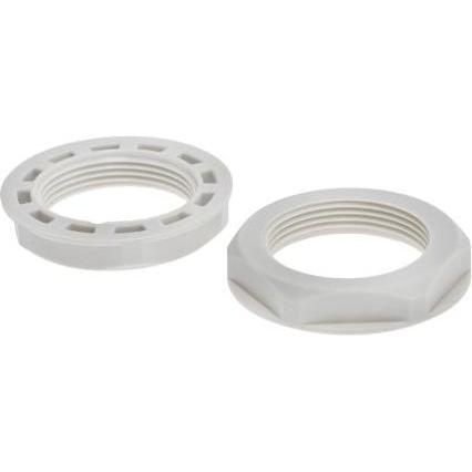Rs Pro, Muttern + Unterlegscheiben, M32 x 1.5 Grey locknut IP68 (M32)