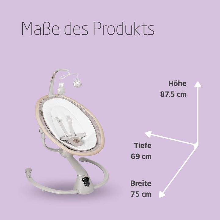 Actual product image Maxi-Cosi Elektrische Babyschaukel Cassia mit 360°-Drehung
