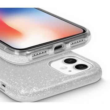 Thumbnail - Fongex Galaxy A14 - Glitter Silikonhülle silber (Samsung Galaxy A14), Smartphone Hülle, Silber