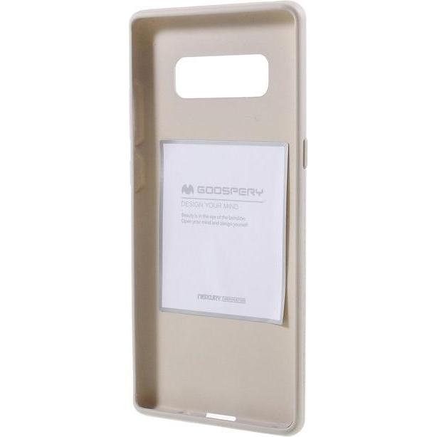 Thumbnail - Goospery Soft Feeling Jelly Series (Samsung Galaxy Note 8), Smartphone Hülle, Grau